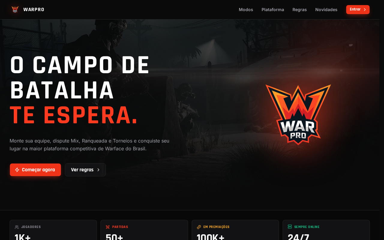 screenshot — warpro
