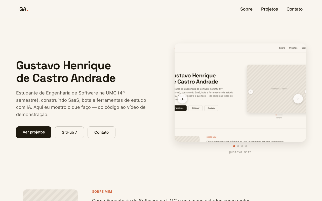 screenshot — gustavo-site